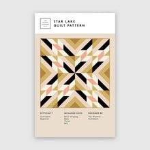 Load image into Gallery viewer, Star Lake Quilt Pattern