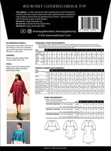Load image into Gallery viewer, The Romey Gathered Dress & Top Pattern