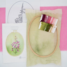Load image into Gallery viewer, Fireweed Embroidery Kit