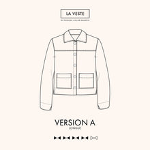 Load image into Gallery viewer, La Veste Sewing Pattern