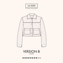 Load image into Gallery viewer, La Veste Sewing Pattern