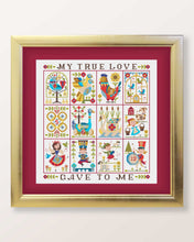 Load image into Gallery viewer, 12 Days of Christmas Cross Stitch Pattern