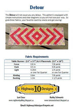 Load image into Gallery viewer, Detour Table Runner and Placemats Pattern