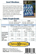 Load image into Gallery viewer, Good Vibrations Quilt Pattern