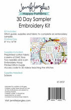 Load image into Gallery viewer, 30 Day Sampler Embroidery Kit
