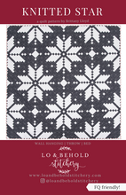 Load image into Gallery viewer, Knitted Star Quilt Pattern