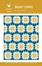 Load image into Gallery viewer, Night Stars Quilt Pattern