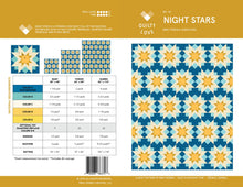 Load image into Gallery viewer, Night Stars Quilt Pattern
