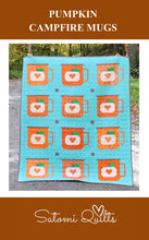 Load image into Gallery viewer, Pumpkin Campfire Mugs Quilt Pattern