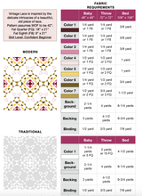 Load image into Gallery viewer, Vintage Lace Quilt Pattern
