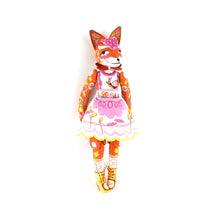 Load image into Gallery viewer, Frances the Fox and Bea DIY Doll Sewing Kit
