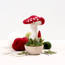 Load image into Gallery viewer, Toadstool Needle Felting Kit