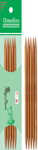 ChiaoGoo Bamboo Patina DPNs  - 8"