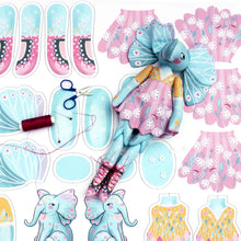 Load image into Gallery viewer, Esme the Elephant DIY Doll Sewing Kit