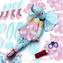 Load image into Gallery viewer, Esme the Elephant DIY Doll Sewing Kit
