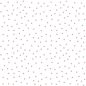 Kimberbell Basics - Red Dot on White