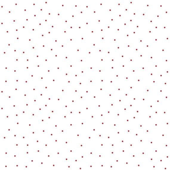 Kimberbell Basics - Red Dot on White