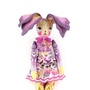 Iris Flower Bunny DIY Doll Sewing Kit