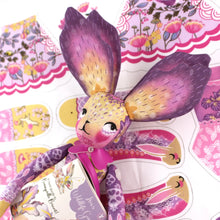 Load image into Gallery viewer, Iris Flower Bunny DIY Doll Sewing Kit
