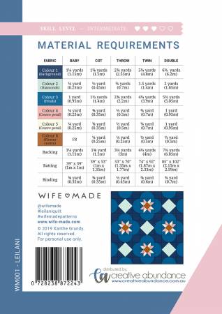 Leilani Quilt Pattern and Templates Leilani Quilt Pattern and Templates