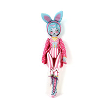 Load image into Gallery viewer, Mewky the Circus Ringmaster Cat Bunny DIY Doll Sewing Kit