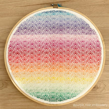 Load image into Gallery viewer, Giant Rainbow - Blackwork Kit