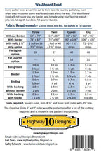 Load image into Gallery viewer, Washboard Road Quilt Pattern
