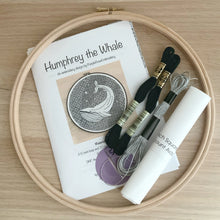 Load image into Gallery viewer, Humphrey the Whale - Blackwork Kit