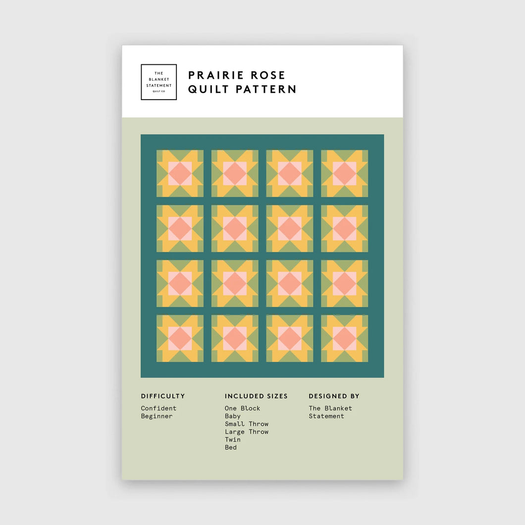 Prairie Rose Quilt Pattern