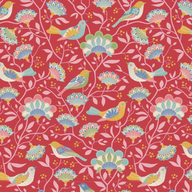 Tilda Jubilee - Bird Tree - Red