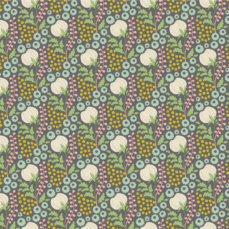 TILDA - Sanctuary - Cottonfield - Greygreen