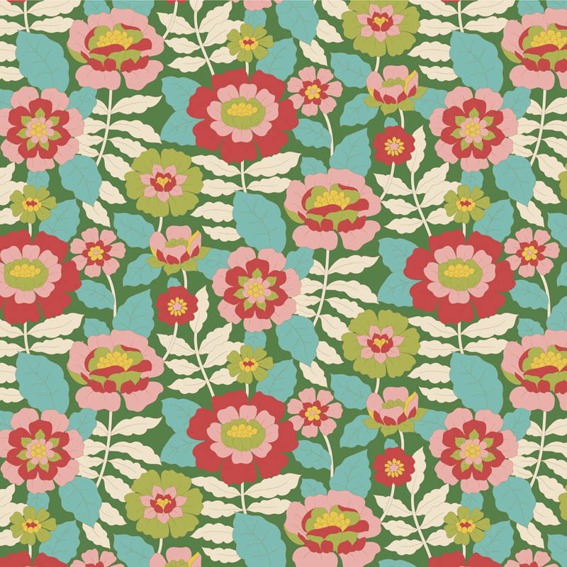 Tilda - Wallflower - Beverly in Green