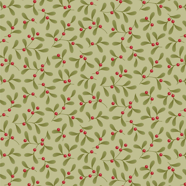TILDA - Merry Little Christmas - Mistletoe - Pistachio
