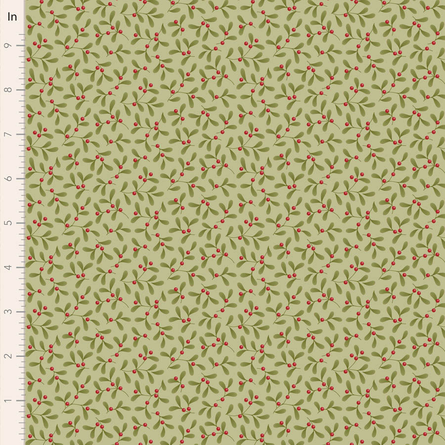 TILDA - Merry Little Christmas - Mistletoe - Pistachio