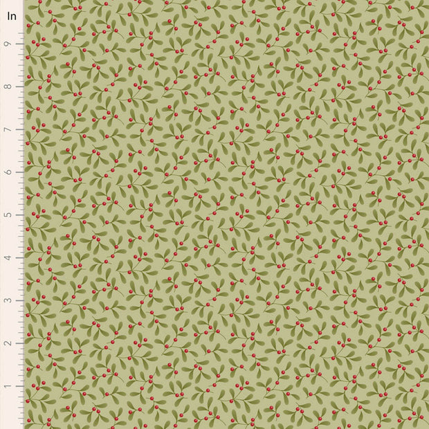 TILDA - Merry Little Christmas - Mistletoe - Pistachio