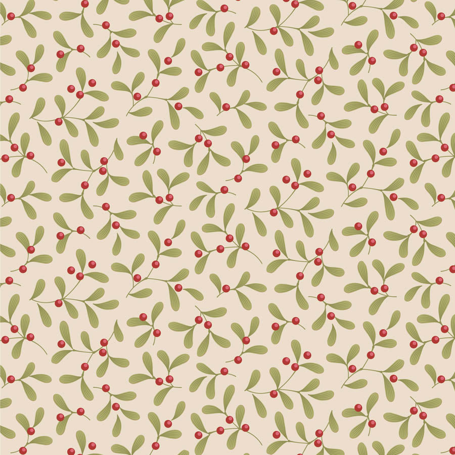 TILDA - Merry Little Christmas - Mistletoe - Cream