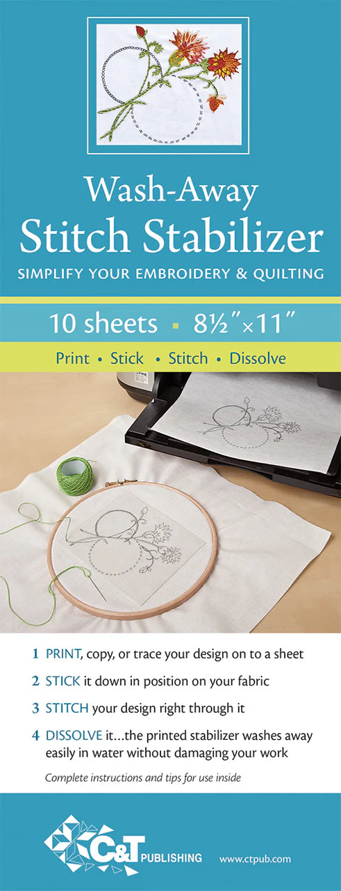 Wash Away Stitch Stabilizer