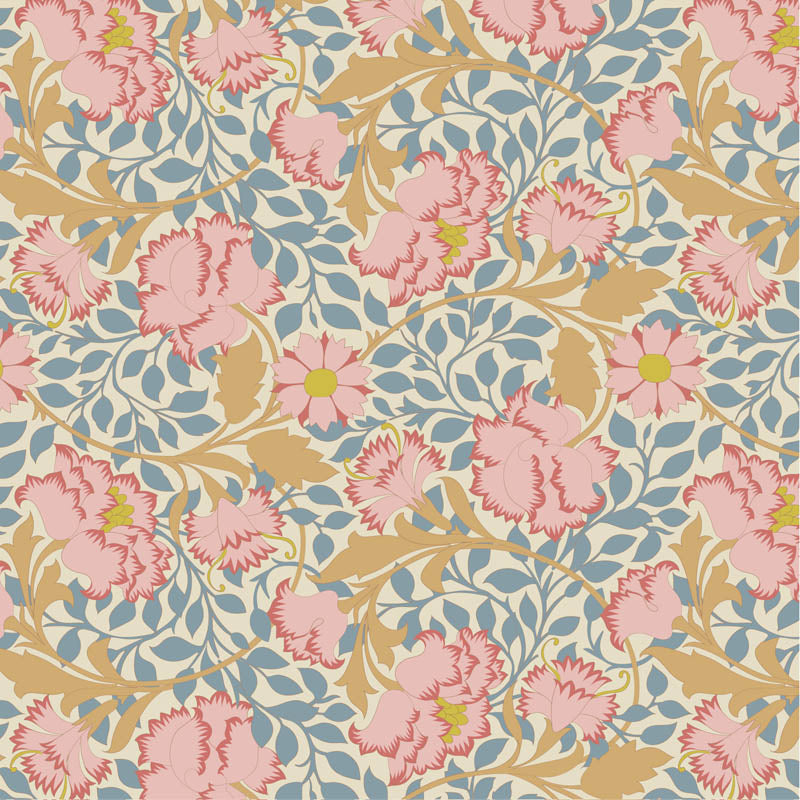 TILDA - Songbird - Flora - Blue