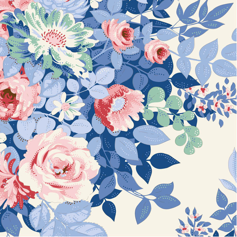 Something Blue - Whimsyflower - Cream