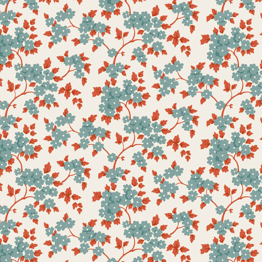 Village Life - Ruth - Teal