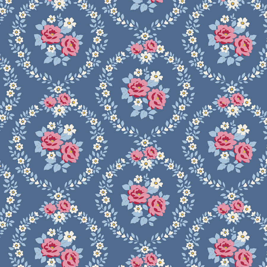 Village Life - Mable - Blue
