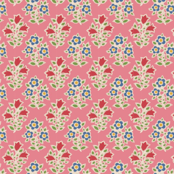 Tilda Jubilee - Farm Flowers - Pink