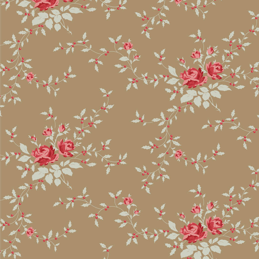 TILDA - Merry Little Christmas - Noel - Taupe