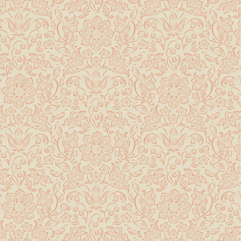 TILDA - Songbird - Lila - Peach