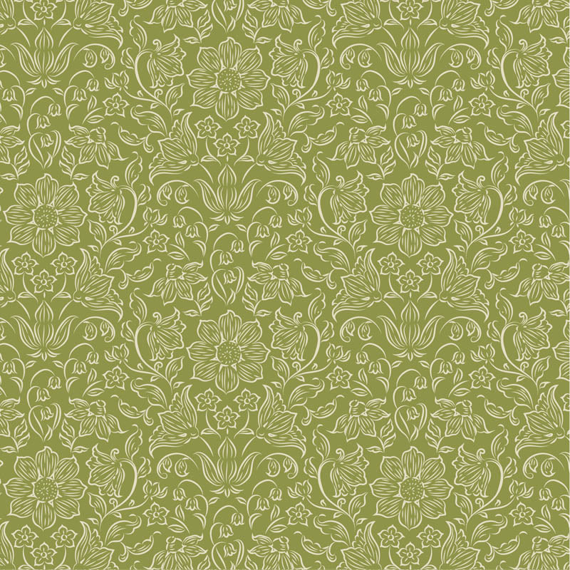 TILDA - Songbird - Lila - Green