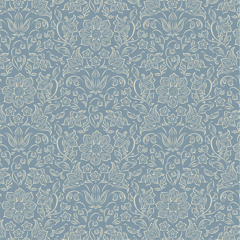 TILDA - Songbird - Lila - Blue
