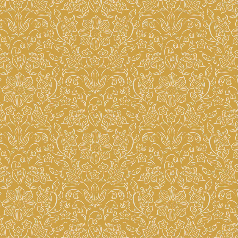 TILDA - Songbird - Lila - Mustard