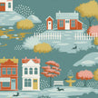 Village Life - Village - Teal