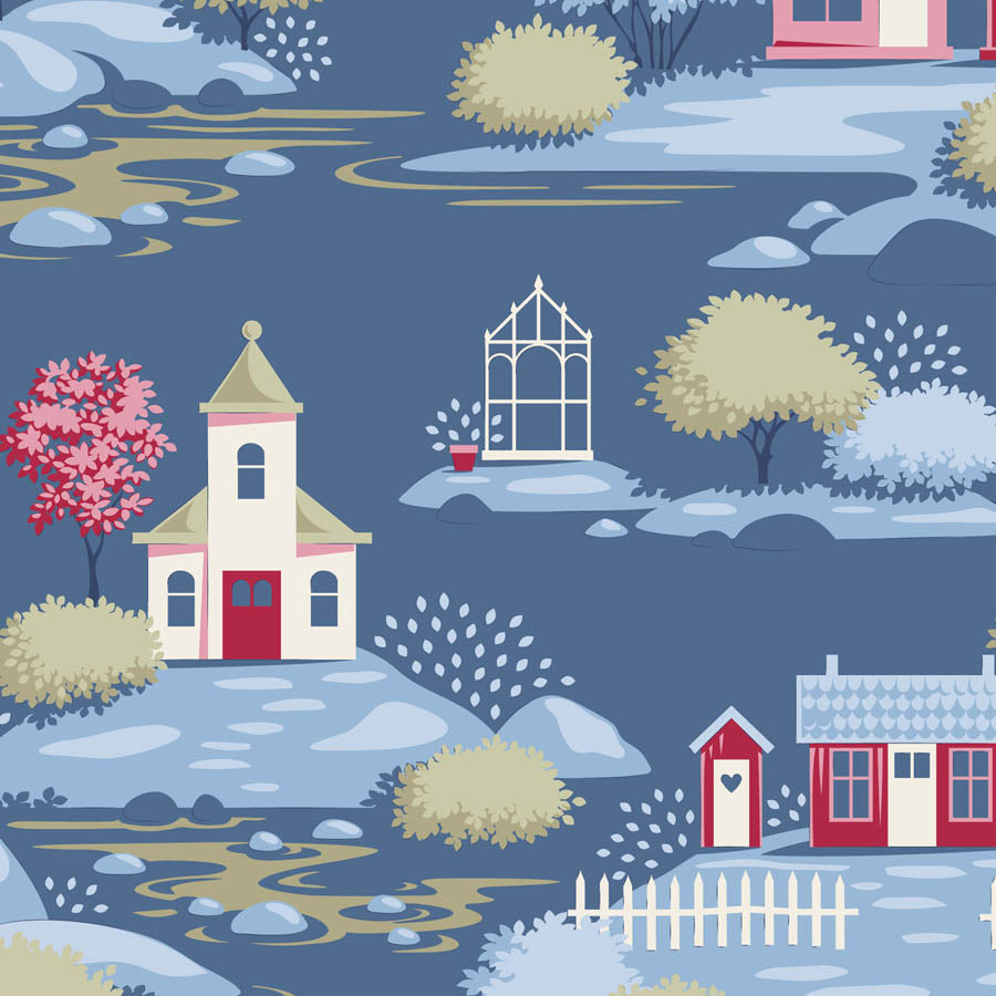 Village Life - Village - Blue