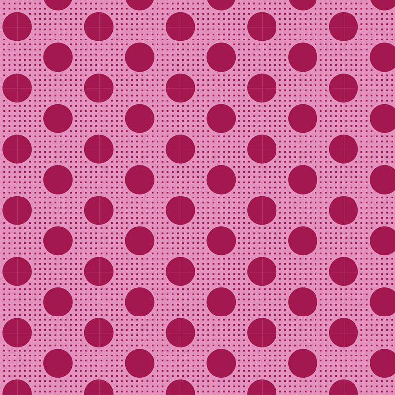 Medium Dots - Maroon
